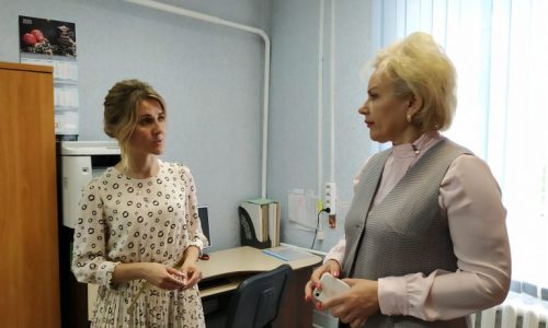 Ирина Анатольевна Костевич и Тамара Петровна Красовская посетили Смолевичский ТЦСОН