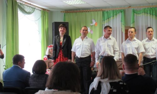 Пасхальная встреча в ГУ «Краснослободской психоневрологический дом-интернат для престарелых и инвалидов»