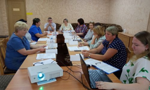 Заседание Методического совета в Государственном учреждении «Березинский территориальный центр социального обслуживания населения»