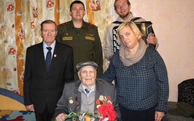 Поздравление ветерана Великой Отечественной войны Ефименко Петра Тарасовича с 95-летним юбилеем