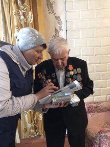 Подробнее о статье Поздравление ветеранов в Борисовском районе