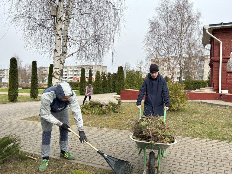 Подробнее о статье Субботник в ТЦСОН Минского района